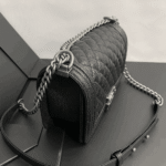 Chanel Boy Medium Handbag Black - Image 3