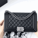 Chanel Large Boy Handbag Black - Image 2