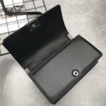 Chanel Boy Medium Leather Handbag Black - Image 6