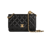 Chanel Classic Wallet On Chain Black