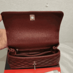Chanel Coco Top Handle Flap Bag Brown - Image 4