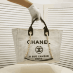 Chanel Deauville Large Tote Shopping Bag Tweed - Image 3