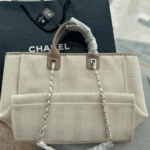 Chanel Deauville Large Tote Shopping Bag - Image 3