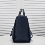 Chanel Deauville Shopping Tote Dark Blue - Image 3