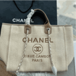 Chanel Deauville Large Tote Shopping Bag - Image 5