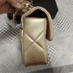 Chanel 19 Flap Bag Gold - Image 7