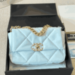 Chanel 19 Flap Bag Light Blue - Image 2