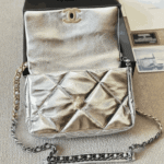 Chanel 19 Flap Bag Metallic Silver - Image 7