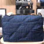 Chanel 19 Flap Denim Bag Blue - Image 5