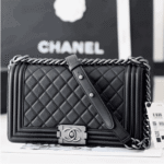 Chanel Large Boy Handbag Black - Image 4