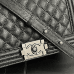 Chanel Boy Medium Handbag Black - Image 6
