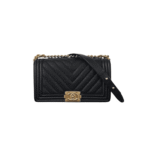 Chanel Le Boy Chevron Black