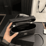 Chanel 25C Matelassé Vanity Black - Image 4