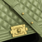 Chanel Medium Boy Bag Olive - Image 8