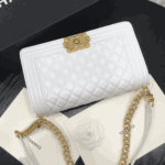 Chanel Boy Medium Handbag White - Image 6