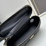 Chanel 25C Vanity with Chain Gold Hardware Black - Image 9