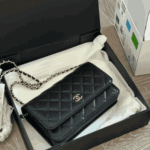 Chanel Wallet On Chain Black Gold Hardware - Image 3