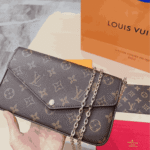 Louis Vuitton Félicie Pochette Bag Monogram Brown - Image 3