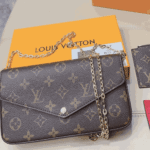 Louis Vuitton Félicie Pochette Bag Monogram Brown - Image 4