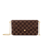 Louis Vuitton Félicie Pochette Damier Ebène Canvas