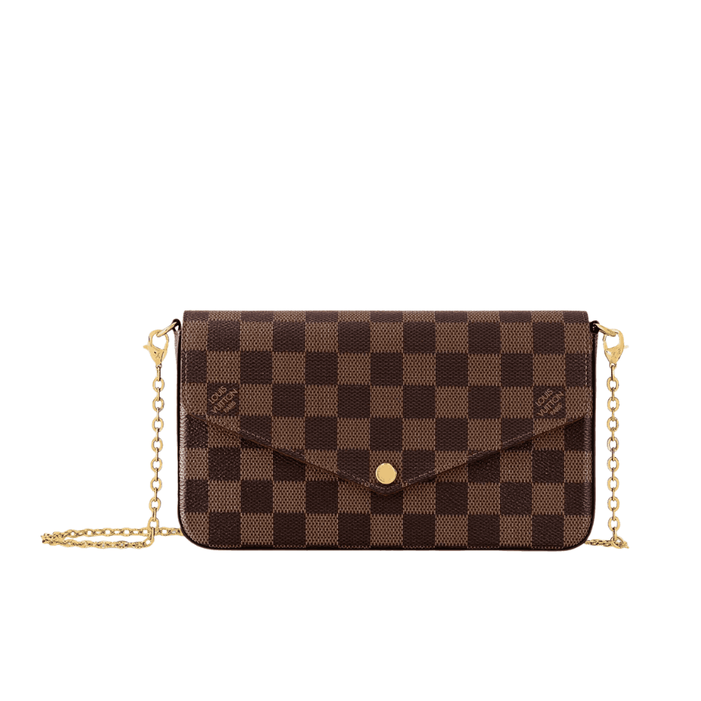 Louis Vuitton Félicie Pochette Damier Ebène Canvas Louis Vuitton Félicie Pochette Damier Ebène Canvas - Image 1
