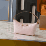 Louis Vuitton Hills Pochette Bag Denim Pink - Image 4