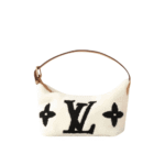 Louis Vuitton Hills Pochette Shearling White