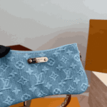 Louis Vuitton Liv Pochette Denim Blue - Image 9