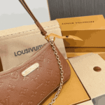 Louis Vuitton Liv Pochette Cognac Brown - Image 4