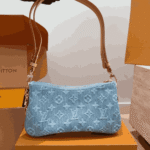 Louis Vuitton Liv Pochette Denim Blue - Image 8