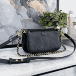 Louis Vuitton Multi Pochette Accessoires Monogram Empreinte Black - Image 3