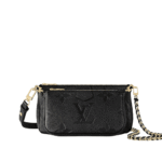 Louis Vuitton Multi Pochette Accessoires Monogram Empreinte Black