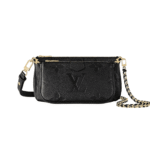 Louis Vuitton Multi Pochette Accessoires Monogram Empreinte Black