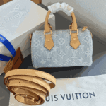 Louis Vuitton Nano Speedy Bag Denim Sky Blue - Image 5