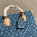 Louis Vuitton New LV Remix OnTheGo MM Denim Blue - Image 2