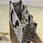 Louis Vuitton OnTheGo MM Gray Denim Jacquard - Image 3