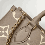 Louis Vuitton OnTheGo East West Bicolor Monogram Empreinte Cream - Image 6