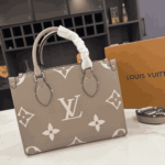 Louis Vuitton OnTheGo PM Bicolor Monogram Empreinte Cream - Image 6
