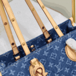 Louis Vuitton OnTheGo Tote Bag Denim Blue - Image 5