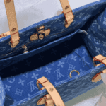 Louis Vuitton OnTheGo Tote Bag Denim Blue - Image 6