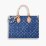 Louis Vuitton OnTheGo Tote Bag Denim Blue