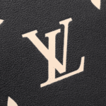 Louis Vuitton Onthego MM Black Beige Tote - Image 5