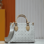 Louis Vuitton Onthego PM Bag Azure Blue & Sand - Image 5