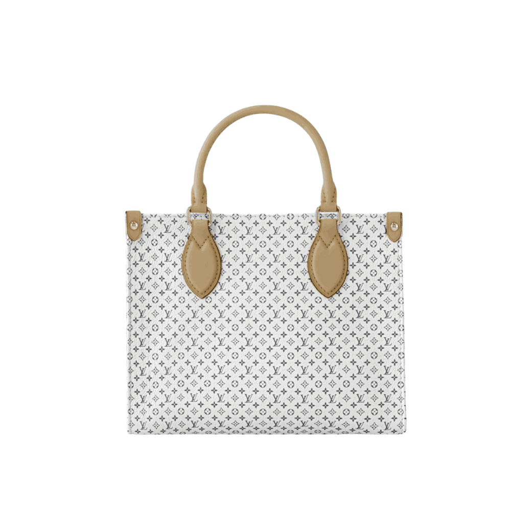 Louis Vuitton Onthego PM Bag Azure Blue & Sand Louis Vuitton Onthego PM Bag Azure Blue & Sand - Image 1