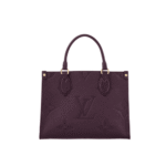 Louis Vuitton Onthego PM Monogram Empreinte Leather Burgundy