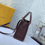 Louis Vuitton Onthego PM Monogram Empreinte Leather Burgundy - Image 6