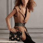 Louis Vuitton Onthego PM Black Beige Tote - Image 7