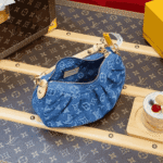 Louis Vuitton Pochette Valley Blue Denim - Image 6
