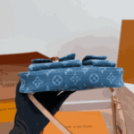 Louis Vuitton Pochette Accessoires Cargo Blue Denim - Image 6