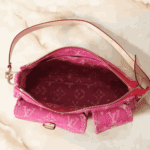 Louis Vuitton Pochette Accessoires Cargo Denim Pink - Image 7
